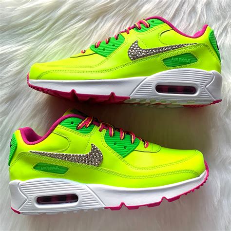 neon groene nike sneakers|neon green Air Max 90.